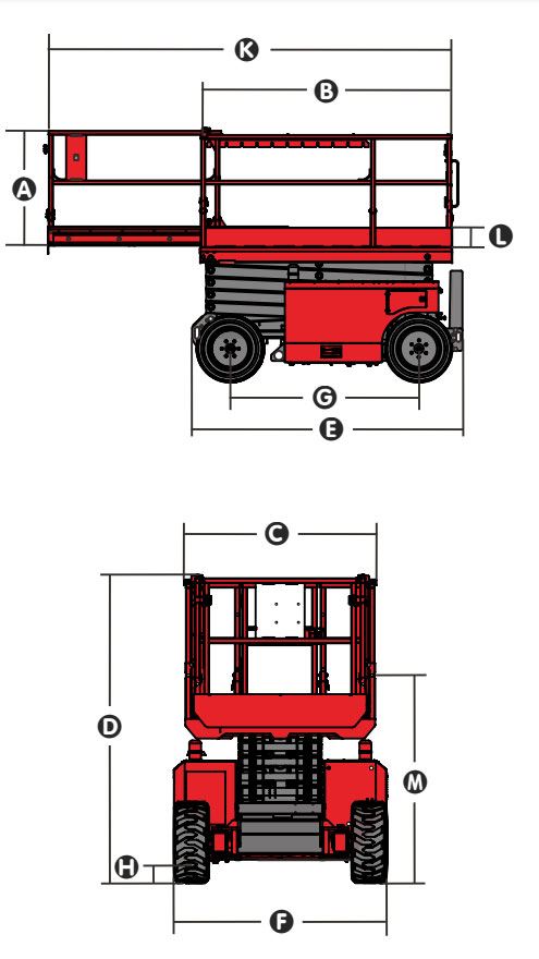 Stowed Dimensions